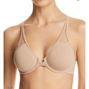 Wacoal Beige Underwire Bra with Mesh Detail